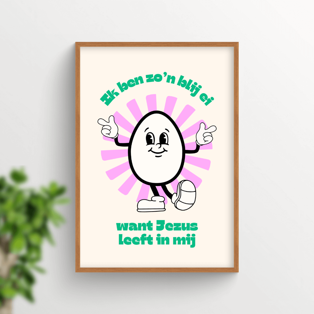 Christelijke poster Jezus leeft