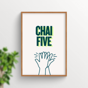 Poster christelijk chai